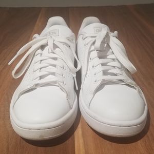 Adidas all white advantage shoes